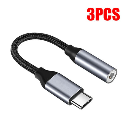 USB Type C To 3.5mm Aux Adapter