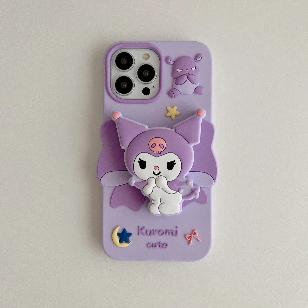 Vibrant Kuromi Character Case