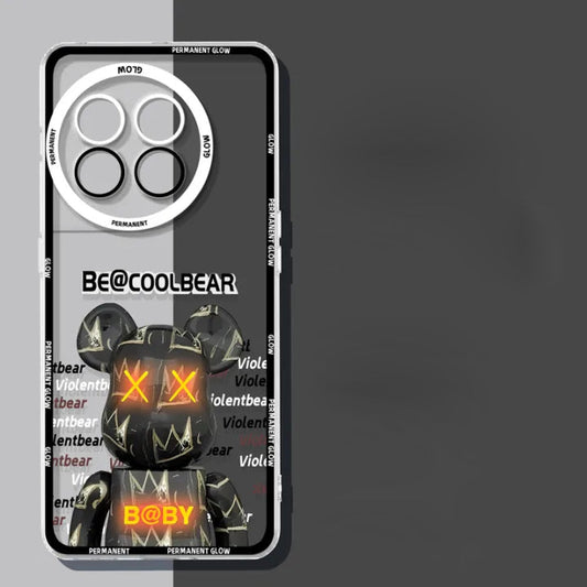 Violent Bear Transparent Glow Case - OnePlus