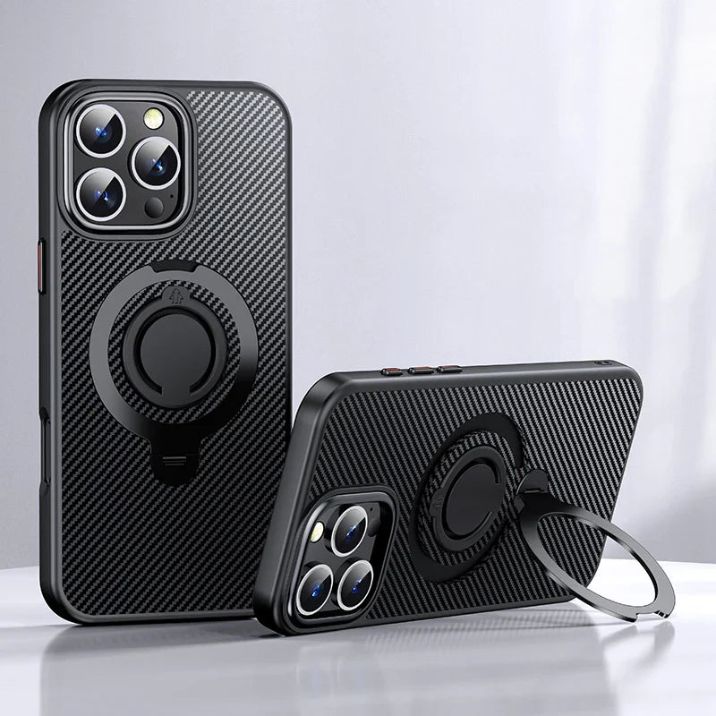 Superior Edge Ring Holder Carbon Case - iPhone