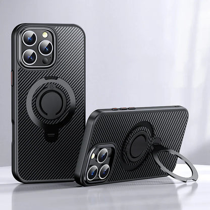 Superior Edge Ring Holder Carbon Case - iPhone