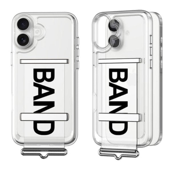 Clear Air Cushion Wrist Secure Case - iPhone