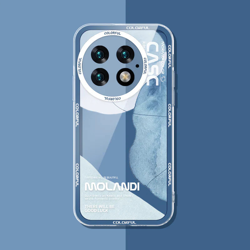 Colorful Morandi Semi Transparent Phone Case - OnePlus