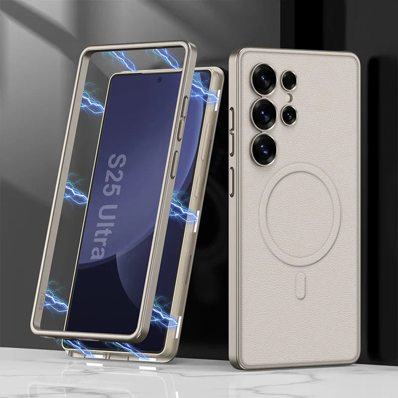 Skin Feel Leather Case -Samsung