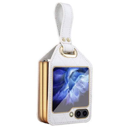 Wristband Rhombus Leather Case - Samsung