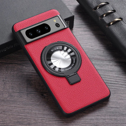 Hidden Stand MagSafe Leather Case - Google Pixel