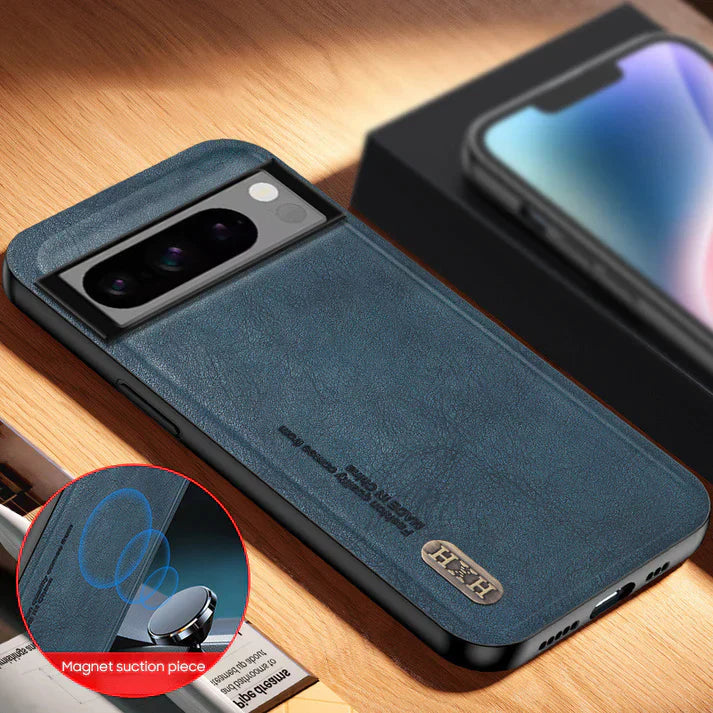 Matte Shield Anti Smudge Leather Case - Google Pixel