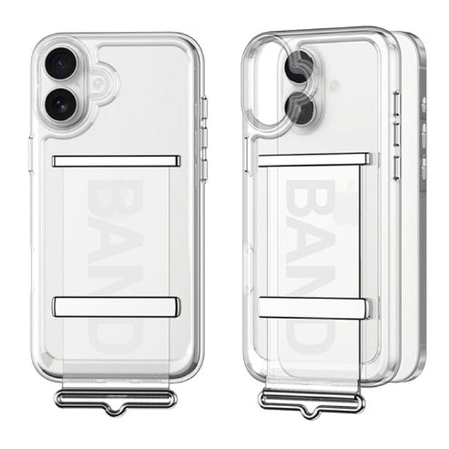 Clear Air Cushion Wrist Secure Case - iPhone