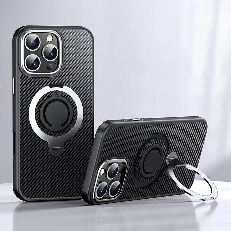 Superior Edge Ring Holder Carbon Case - iPhone