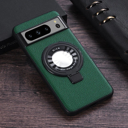 Hidden Stand MagSafe Leather Case - Google Pixel