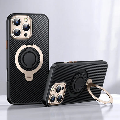 Superior Edge Ring Holder Carbon Case - iPhone