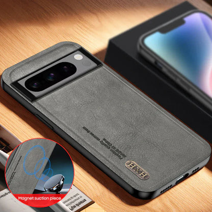 Matte Shield Anti Smudge Leather Case - Google Pixel