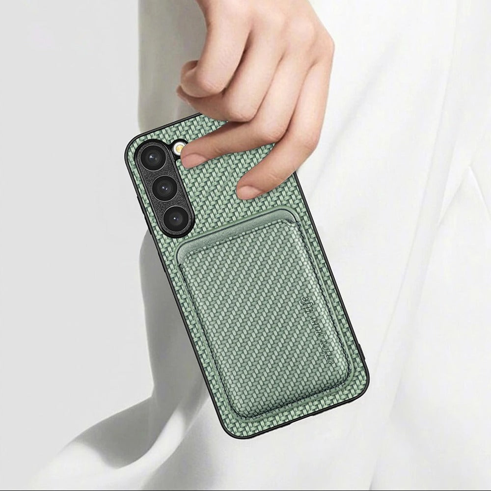 Galaxy S series Stylish Craft Woven Pattern Magsafe Case