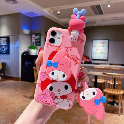 Cute Hello Kitty Charm Phone Case