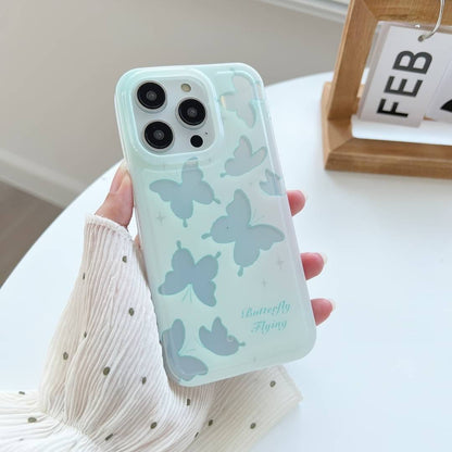 Holo Green Butterfly Haven Case - iPhone