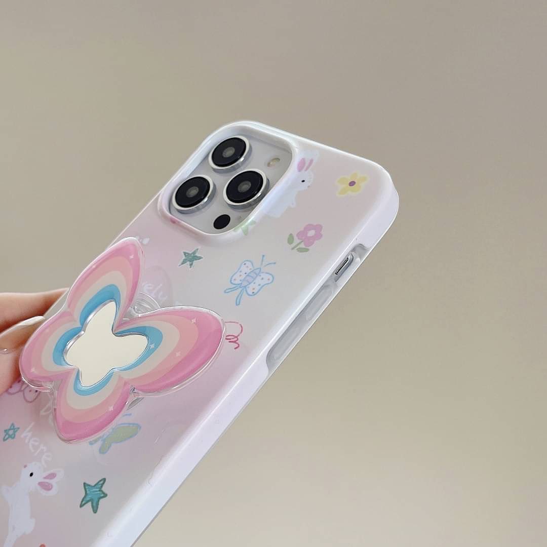Magical Pastel Garden Butterfly Case - iPhone