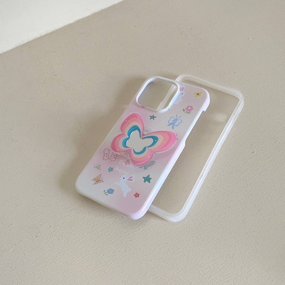 Magical Pastel Garden Butterfly Case - iPhone