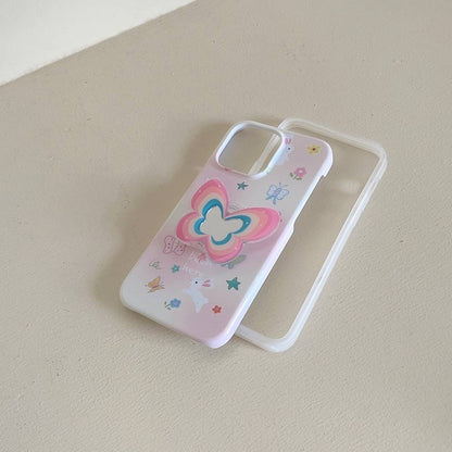 Magical Pastel Garden Butterfly Case - iPhone