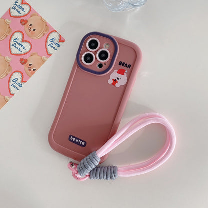 Charming Pet Illustrations and Cozy Tones Case -iPhone