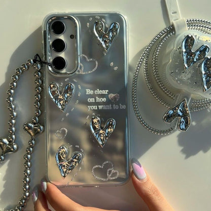 Gradient Lovely Heart Case - Samsung