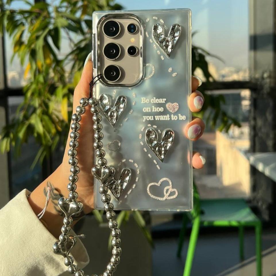 Gradient Lovely Heart Case - Samsung