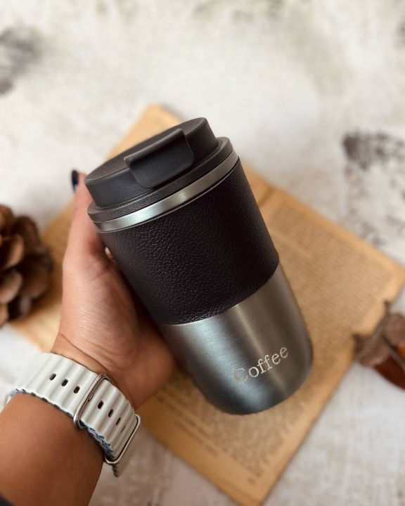 Stylish Leather Insulated Stainless Hydrator Tumbler