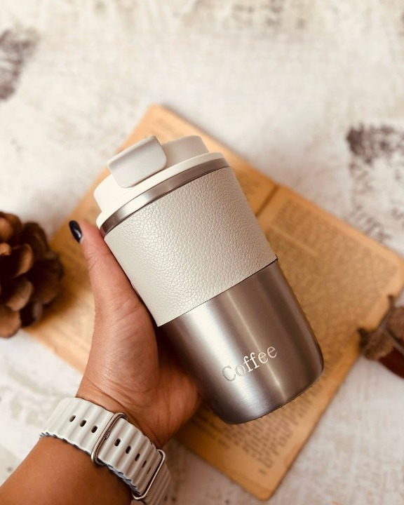 Stylish Leather Insulated Stainless Hydrator Tumbler