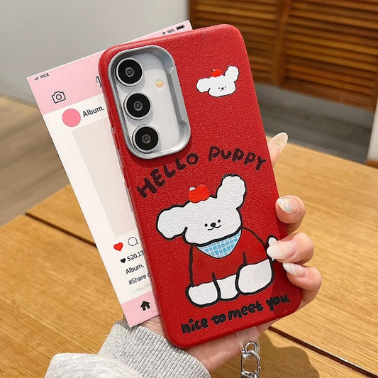 Sweet Happy Hello Pup Case - Samsung