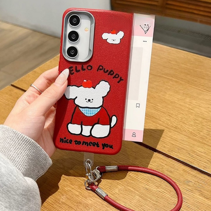 Sweet Happy Hello Pup Case - Samsung