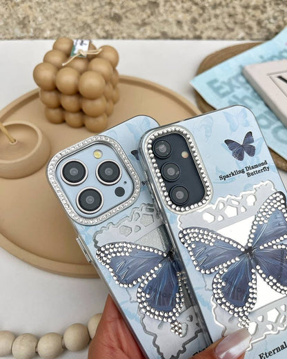 Blue Flutter Crystal Case - Samsung