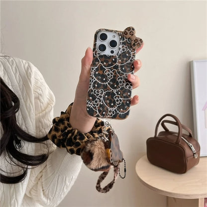 Trendy Kitty Phone Case with Charm