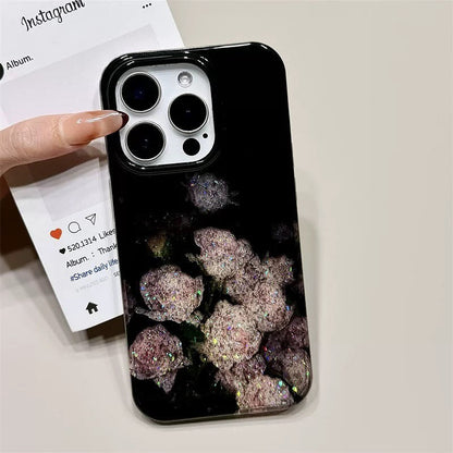 Whimsical Dark Rose Bloom Case