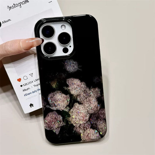 Whimsical Dark Rose Bloom Case