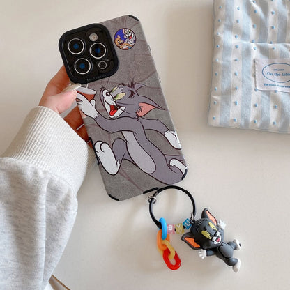 Tom and Jerry Cartoon Cases with Charm