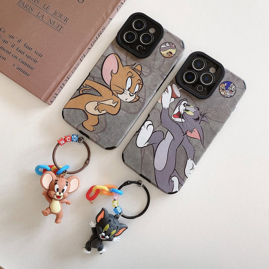 Tom and Jerry Cartoon Cases with Charm
