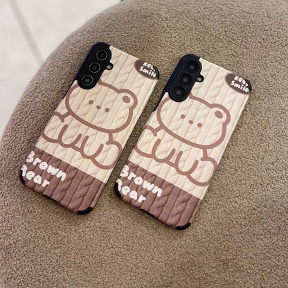 Rustic Bear Themed Case - Samsung