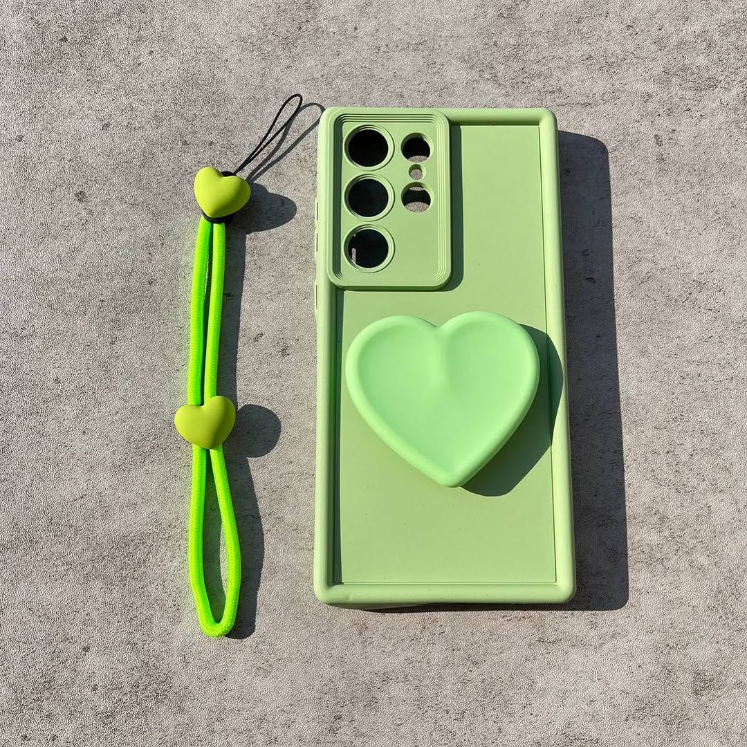Trendy Colorful Heart Grip Case - Samsung