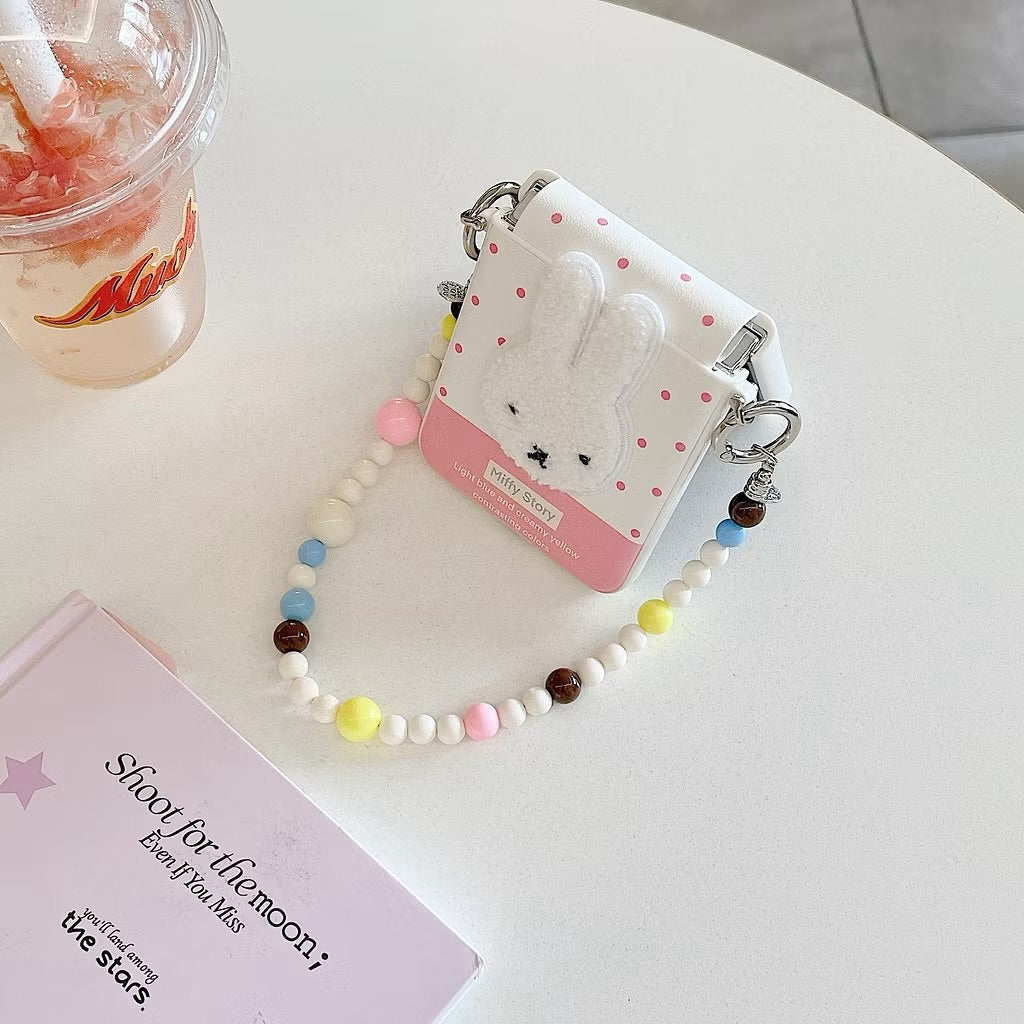 Trendy Miffy Cute Bunny Case With Charm - Samsung
