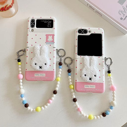 Trendy Miffy Cute Bunny Case With Charm - Samsung
