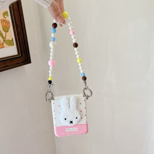 Trendy Miffy Cute Bunny Case With Charm - Samsung