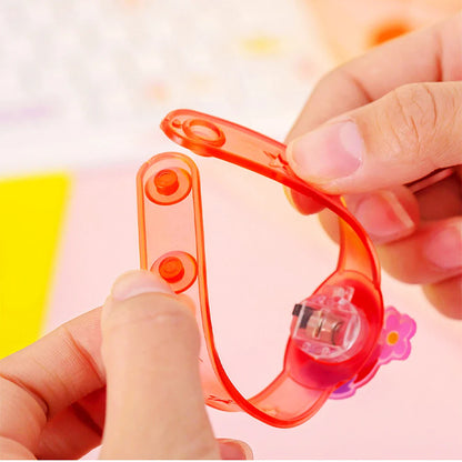 2407TA 6PC Kids Birthday Party Supplies LED Cartoon Light Up Watch Toys Boys Girls Wedding Guest Souvenirs Christmas Party Gifts Pinata