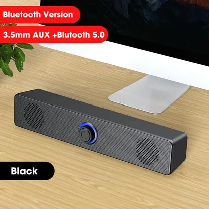 Wired and Wireless Bluetooth Speaker USB Powered
