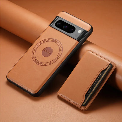 Versatile Magnetic Leather Wallet Case - Google