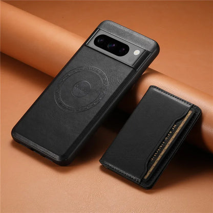 Versatile Magnetic Leather Wallet Case - Google