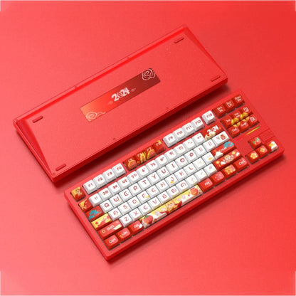 0507GG Pre Sale Galaxy80 Pro Mechanical Keyboard 3mode Aluminium Alloy Gaming Keyboards Rgb Hot Swap Gamer Accessories Keyboards Kit