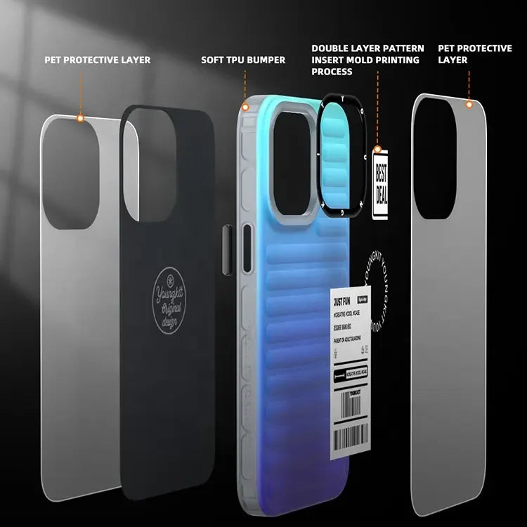 Serenity Gradient Color Spectrum Case - iPhone