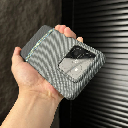 Graphene Zip Design Carbon Fiber Case - Xiaomi