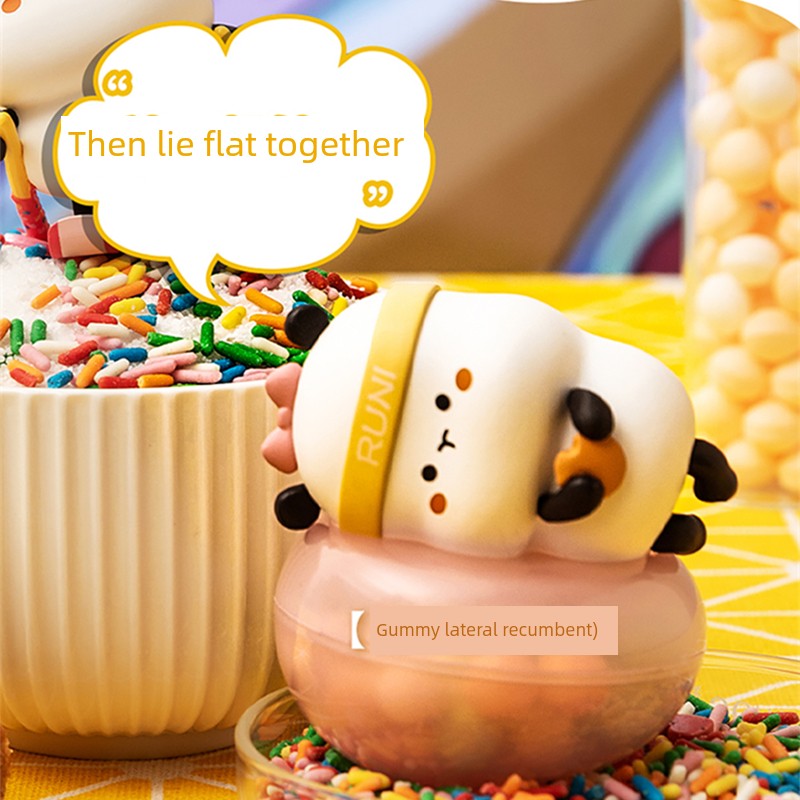 Wild Mengzi Snack Special Training Series Genuine Goods Creative Blind Box Cute Ornaments Trendy Doll Model Starmoly