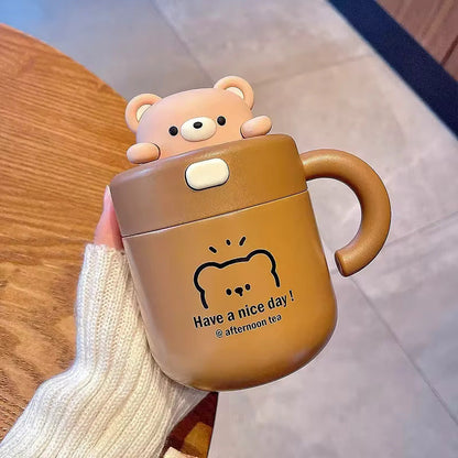Kawaii Bear Coffee Thermal Cup