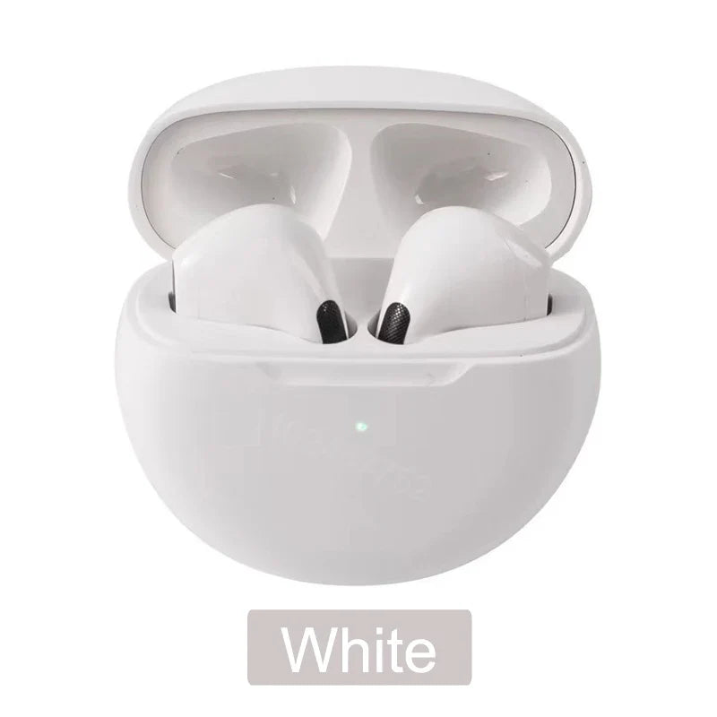 0407GG Air Pro 6 TWS Wireless Headphones with HD Mic Fone Bluetooth Earphones Sport Running Headset for Apple iPhone Xiaomi Pro6 Earbud